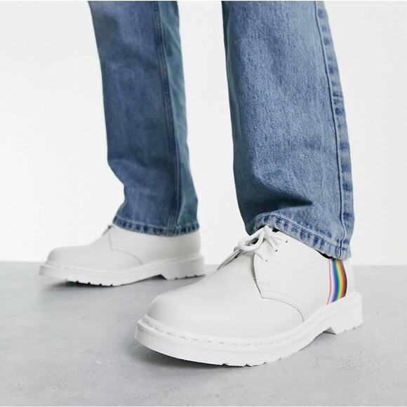 DR MARTENS 1461 For Pride Smooth Leather Oxford Shoes NWOB UK7, USM8, USW9 main image 12